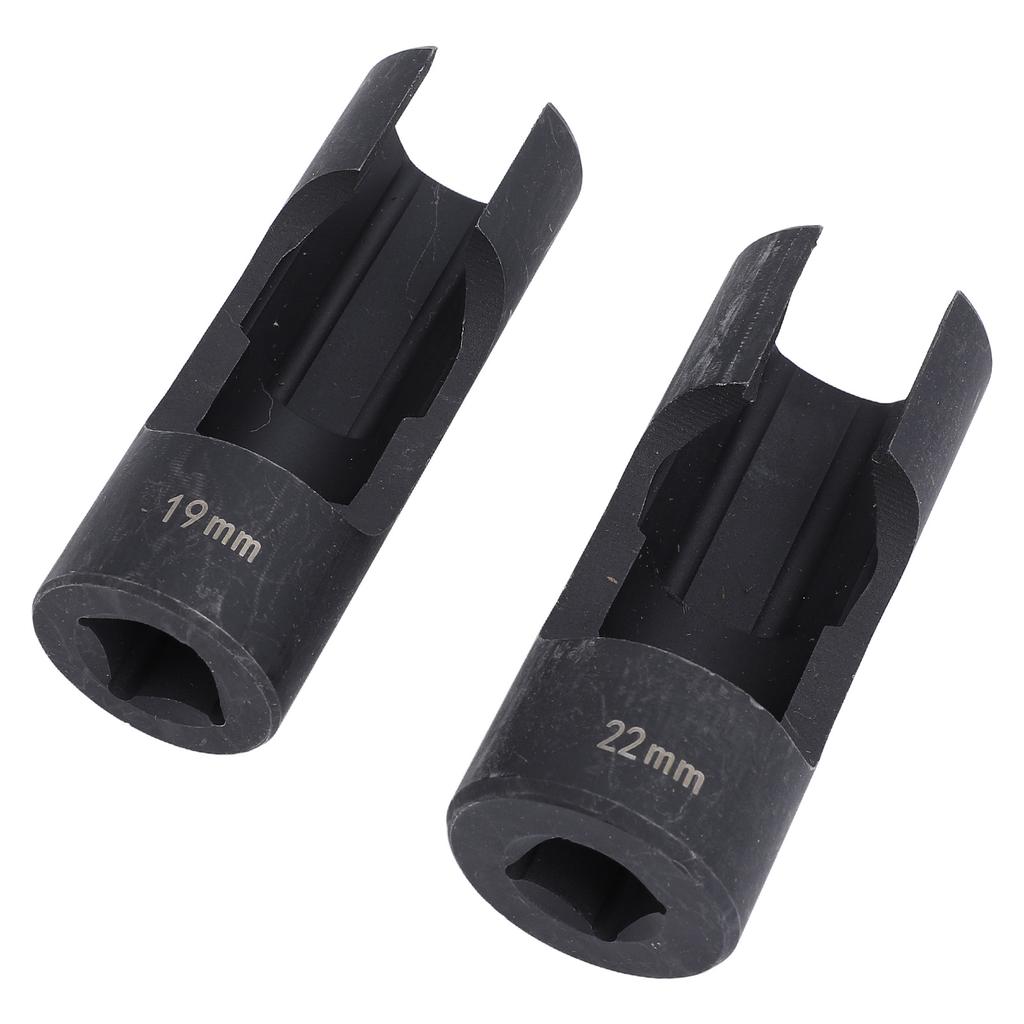 2 Pcs 1Celsius2 Inch Injector Fuel Line Socket Wrench Set Nut Wrench Spanner   Tangsten Steel for Bent Pipes EGT Sensors   Switches