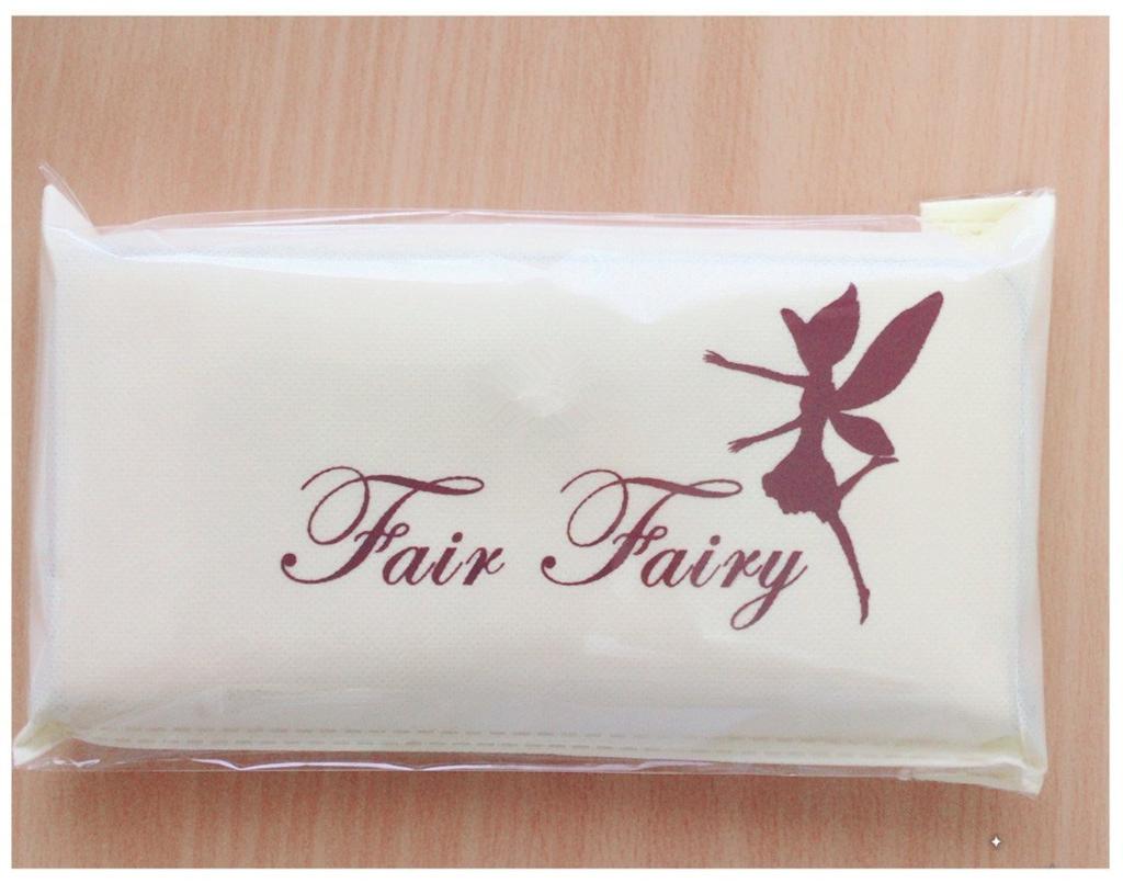 Fair Fairy Long Wallet with Genuine Leather and Simple 160724 Women's L-Zip Ribbon, (Pink Beige, Outlet)