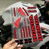 For Honda Reflective Motorcycle Stickers, 20x30cm,30c40cm,Waterproof Wear-resistant Vinyl Decals for Helmet Toolbox Bike Body