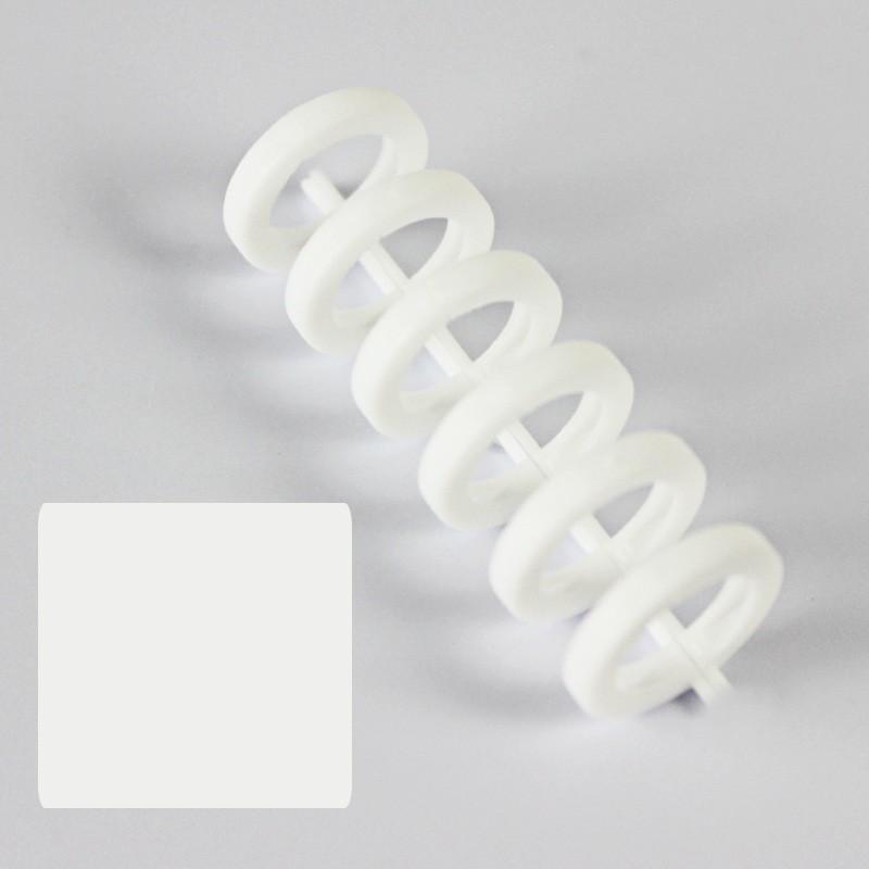 3Pcs/set 6 Holes Book Rings Solid Color Loose Leaf Binder Spiral Notebook Office Binding Rings Supplies