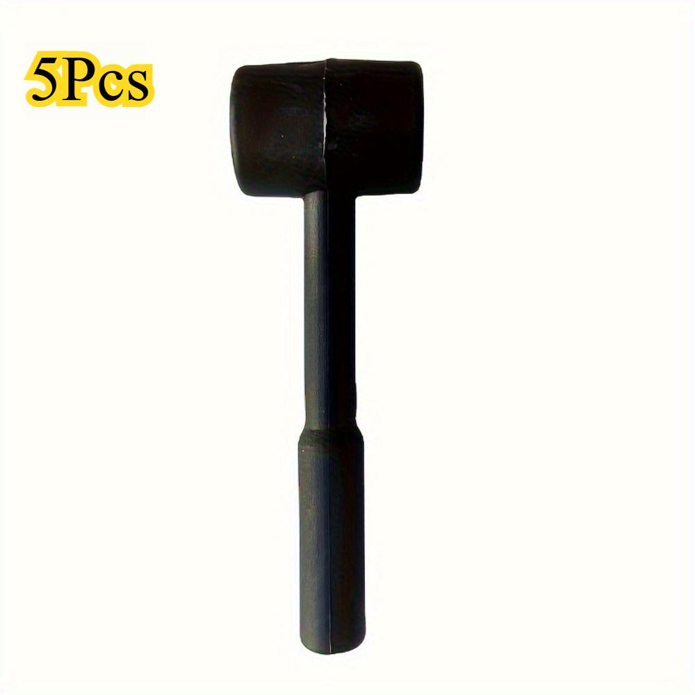 5Pcs Versatile Rubber Hammer - Compact, Multi-Purpose Tool for DIY & Home Repairs, Durable Industrial Hand Tool
