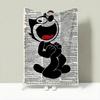 Cartoon F-Felix the Cat Throw Lightweight 240g Flannel Blanket Soft Skin-friendly for Summer Cooling