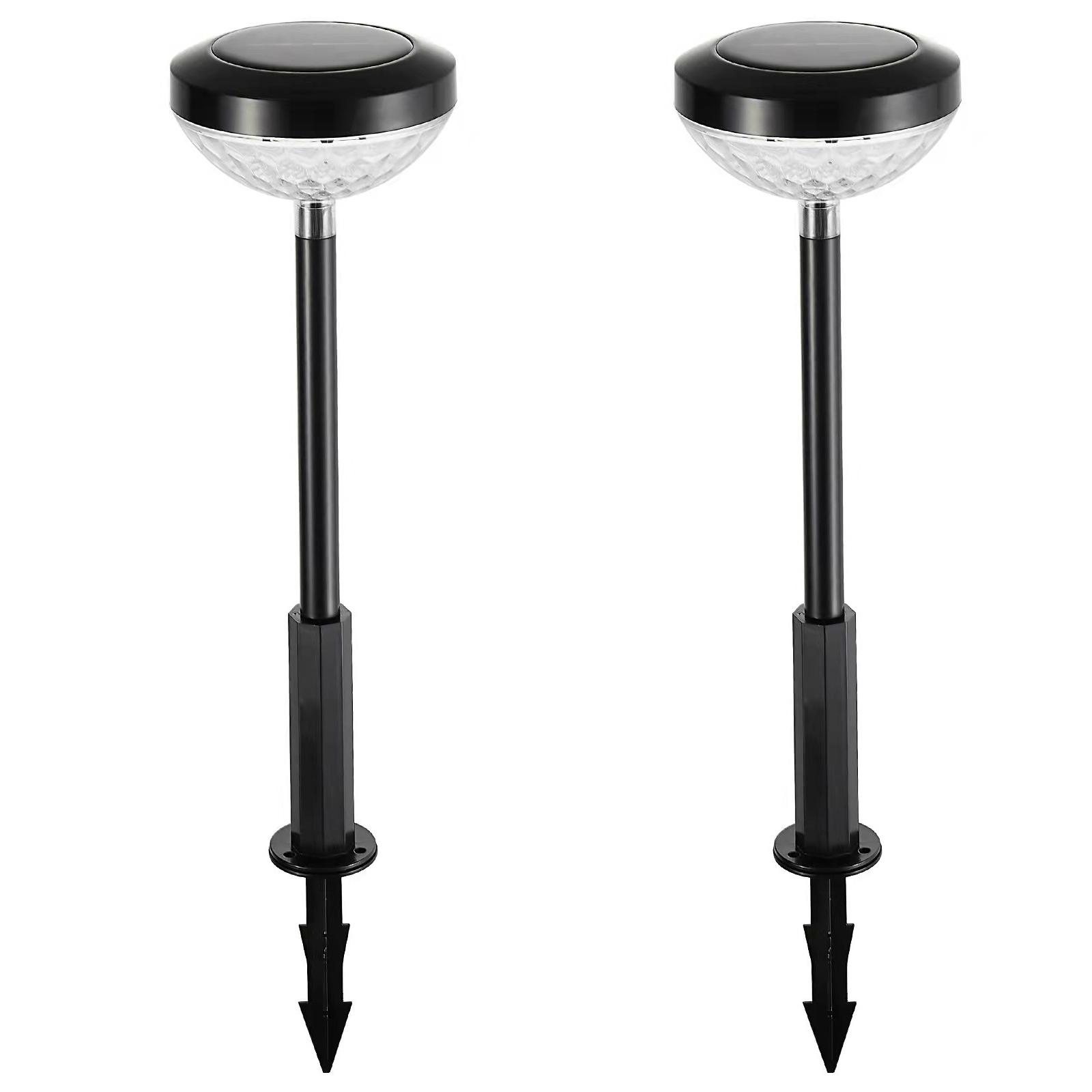 

Outdoor Solar Light Projector Drop Shaped Stake Light Breathing Constant Bright Colorful Pathway Garden Lawn Decoration 2 PCS білий