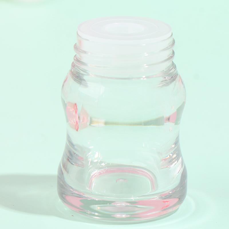 5Pcs Empty Lip Gloss Tube Containers Clear Refillable Lip Balm Pacifier Bottles