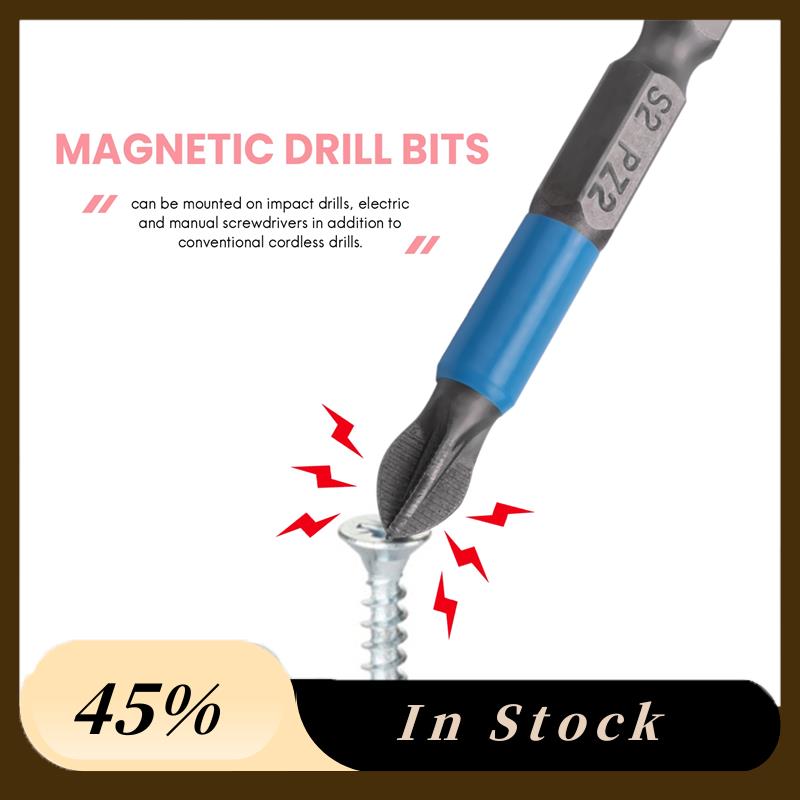 A60Z24 Pcs Magnetic Anti Slip Screwdriver Bits Set PH1 PH2 PH3 PZ1 PZ2 PZ3 Impact Driver Bit Set 1/4 Inch Hex Shankmay