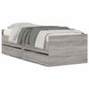 VidaXL Bed Frame with Drawers Sonoma Grey 90x200 Cm 3207348
