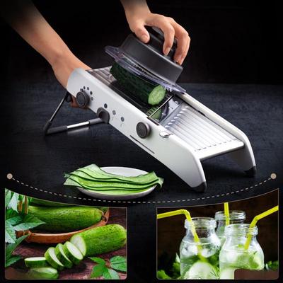 Stainless Steel Multifunctional Vegetable Cutter and Slicer with Potato Shredder