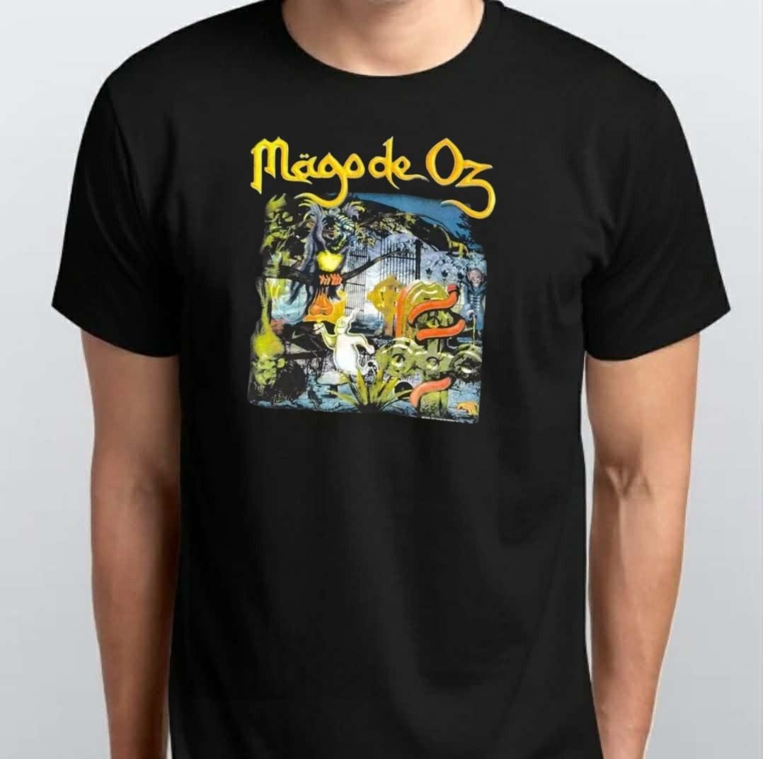 Mago De Oz Band  Screaming Band Graphic T-SHIRT Black M