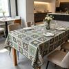 Kitchen Dining Party Home Daily Use All-Purpose Fabric Rectangle Cotton Soft Washable Table Cloth