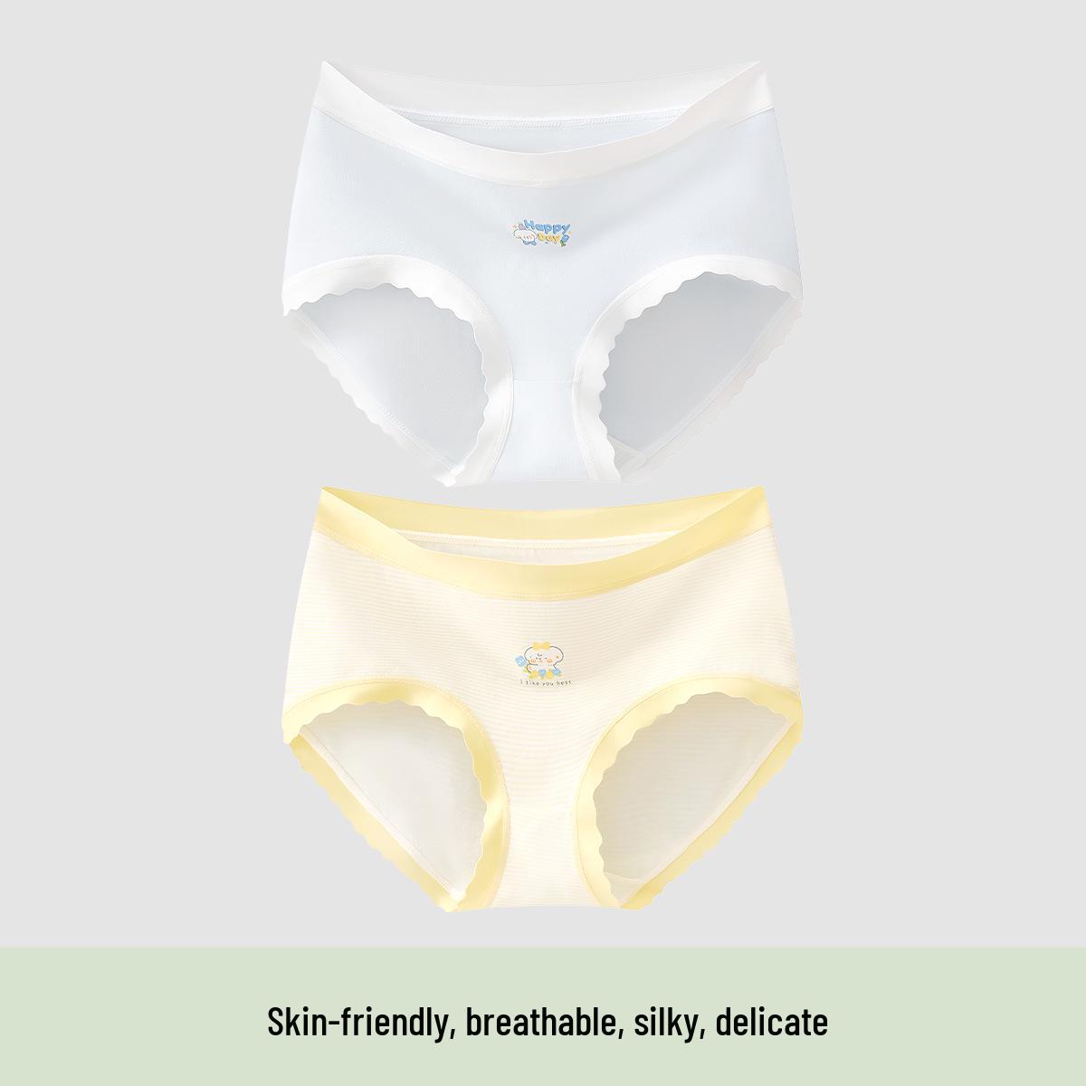 

Girls Cotton Triangle Underwear, Class A, Ages 10-15, No Pinch, Summer Style M: 50-60 lbs