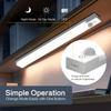USB Rechargeable Induction LED Light, Magnetic Cabinet Light,suitable for Kitchen, Wardrobe, Hallway, Bedroom, Closet Lighting, Motion Sensor