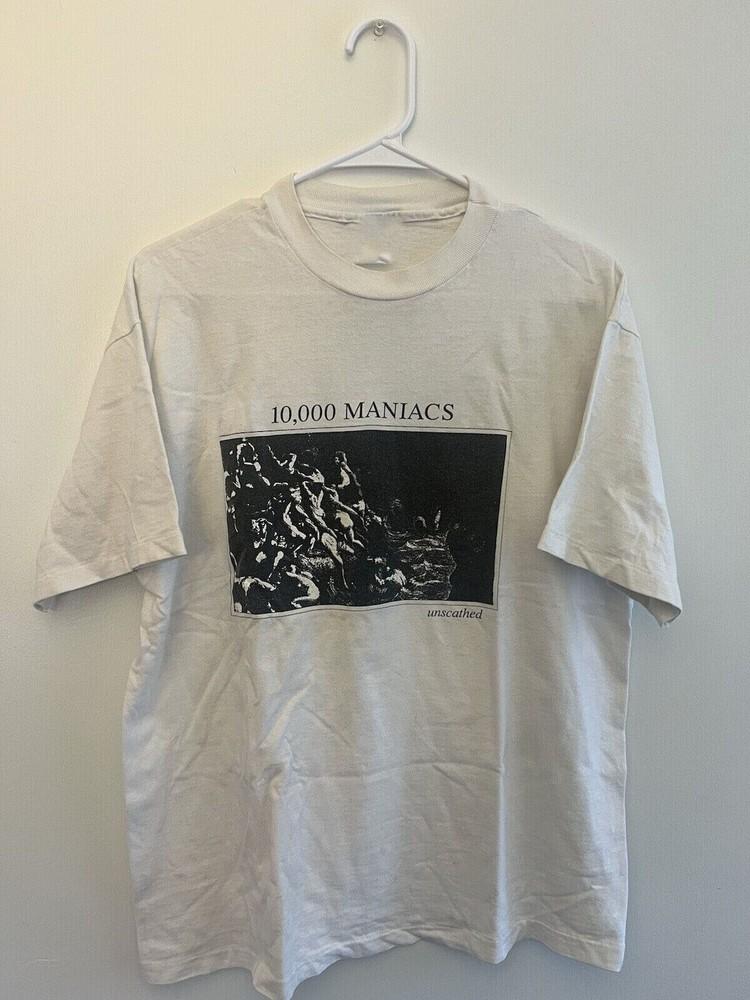 

Rare 10,000 Maniacs Band Tour White All Size Shirt 2side NI752 Unisex T-Shirt S