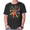 Unisex Crew Neck T-Shirt Jump Up Graphic Short Sleeve Casual Tee