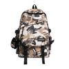 Schoolbag1011 New Large Capacity Graffiti Trendy Cool Leisure Travel Backpack Lightweight Computer Bag Middle and High School Student Backpack