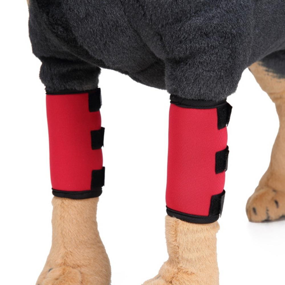 

Dog Accessories Soft Pet Knee Pads Puppy Elbow Pad Dog Front Leg Brace Dog Leg Protective Cover S-blue A