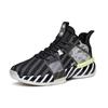 Anta Shock 1 Mid Basketball Shoes Men Basketball Shoes Black White 112131605-5