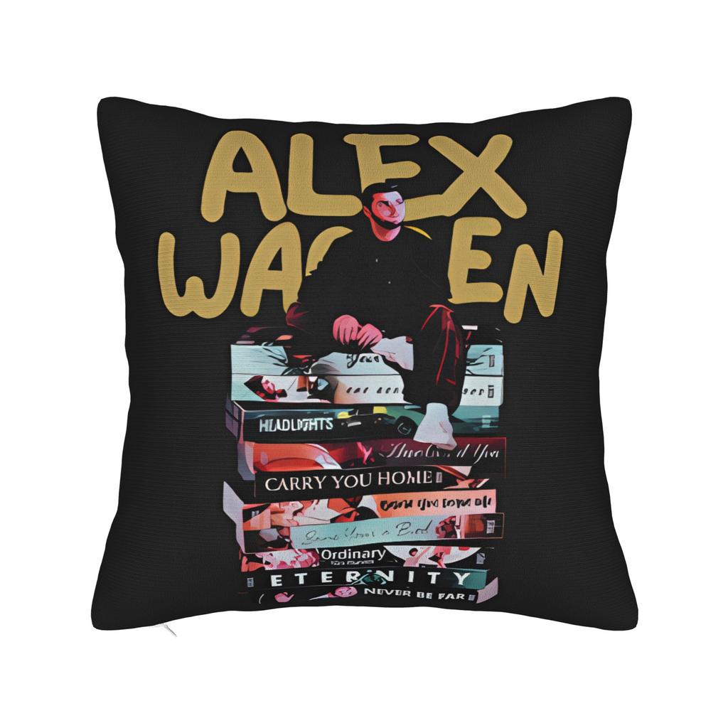 Alex Warren Finding Friday On the Road Tour 2026 Pillow Case Square Pillow Cover Trendy Pillowcases For Chair Sofa Home Decor