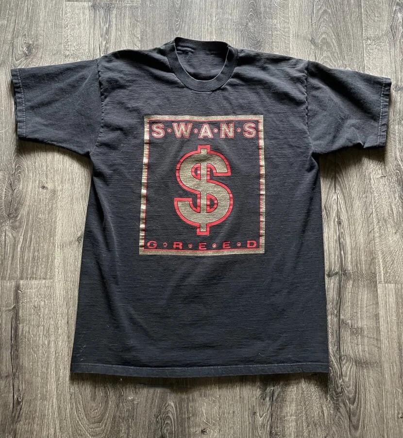 Vtg Swans Band Full Size Tee Shirt Short Sleeve Gift For Fan BM1954
