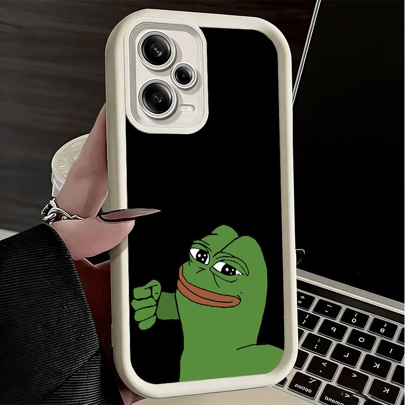 Phone Case for Xiaomi Redmi Note 15 14 13 Pro Plus Funny Sad Forg P-Pepe Meme Shell 12S 11 11S 11T 5G 14S Soft Silicone Funda