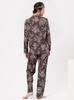 Key LNS 817 B24 Pajamas Length/size S-XL Unbuttoned Women's Key