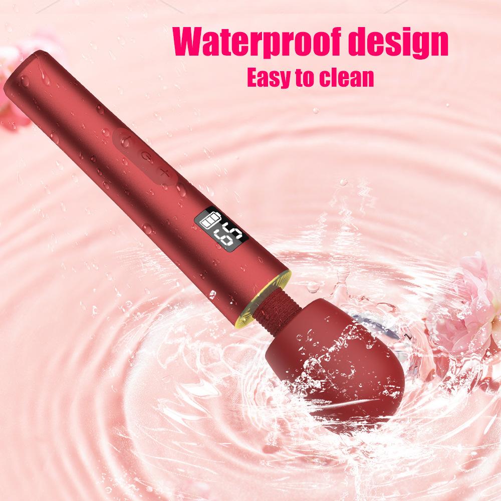 AV Vibrator for Women, Clitoral Stimulator & G-Spot Dildo with 9 Vibration Modes and 5 Speeds, Adult Sex Toys for Female