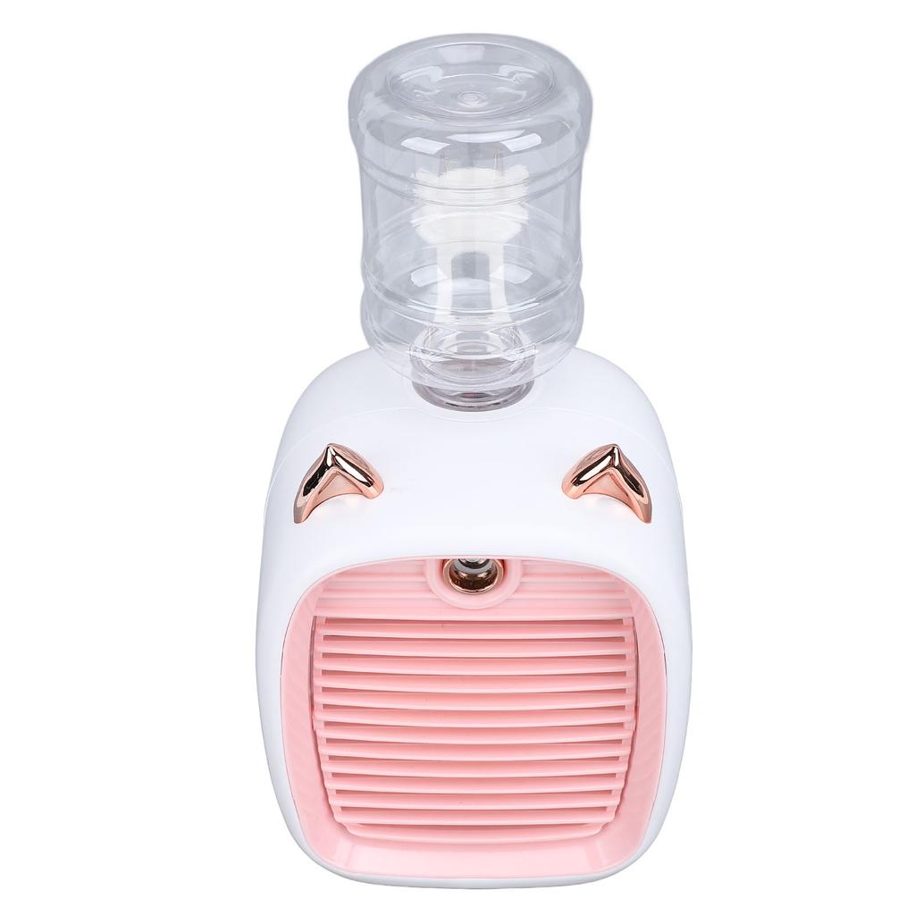 Desktop Cooling Fan Little Fox Shaped Misting USB Rechargeable 800mah Mini Desktop Air Cooler Fan