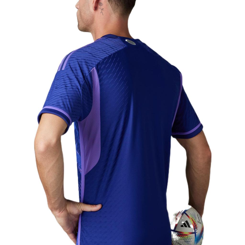 Adidas Argentinien 2022 Authentisches Auswärtstrikot Legacy Indigo/Purple Rush Herren Streetwear HB9657