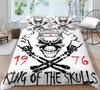 Bedding Cover Sets Skull Home Textiles Bed Quilt Cover Bedding Set 3D Duvet Cover Comfortable Bedclothes Microfiber Quilt Cover