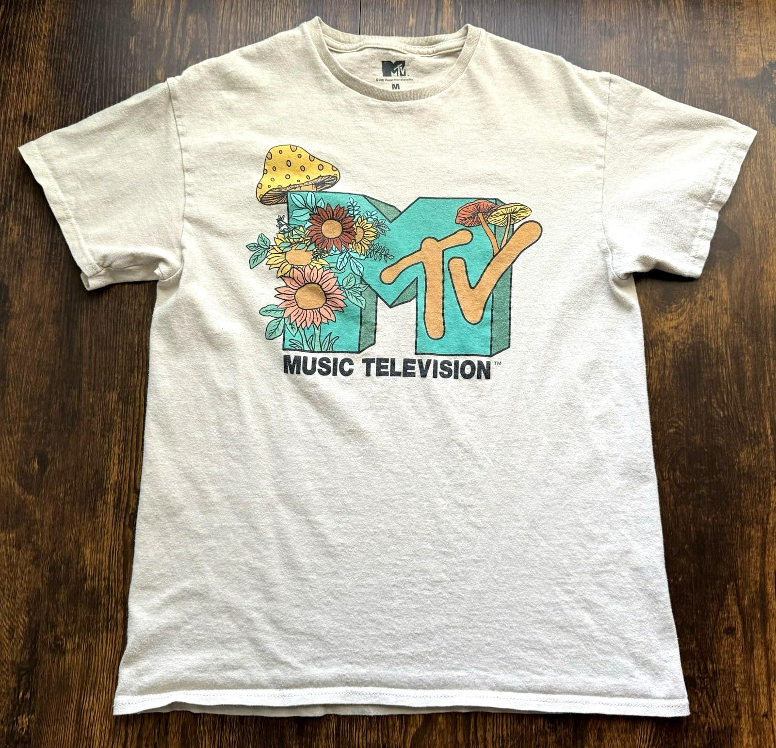 Print Mushrooms Cream T Shirt Unisex T-Shirt S