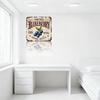 Vintage Farm Fresh Blueberry Metal Tin Sign 100% Natural Organic Fruits Decorative Sign for Home Cafe Bar Wall Decoration (Doubl