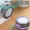 Bone Conduction Bluetooth-compatible Speaker with Stereo Sound Mini RGB Light USB Rechargeable Surface Adsorption Wireless Speaker