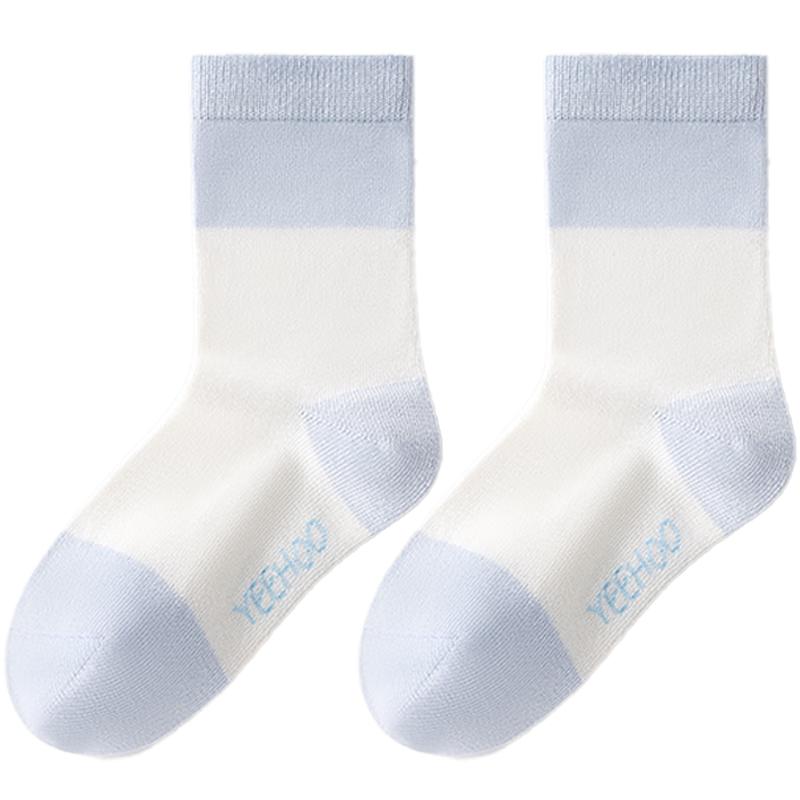 YEEHOO Kids  Seamless Mid-Calf Socks (4-Pair Pack) XL