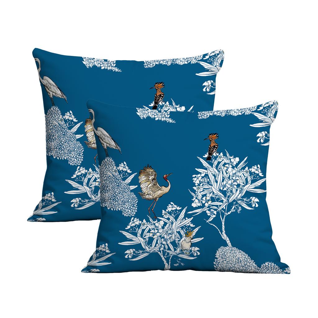 New Creative European Retro Floral Pillowcase Double-sided Printed Home Cushion Pillowcase Multiple Styles Available