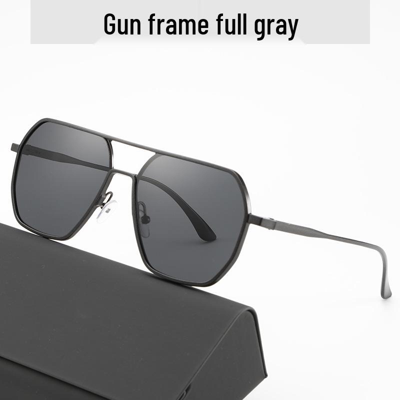 Unisex Polarized Color-Changing Square Sunglasses for Fashion & Driving