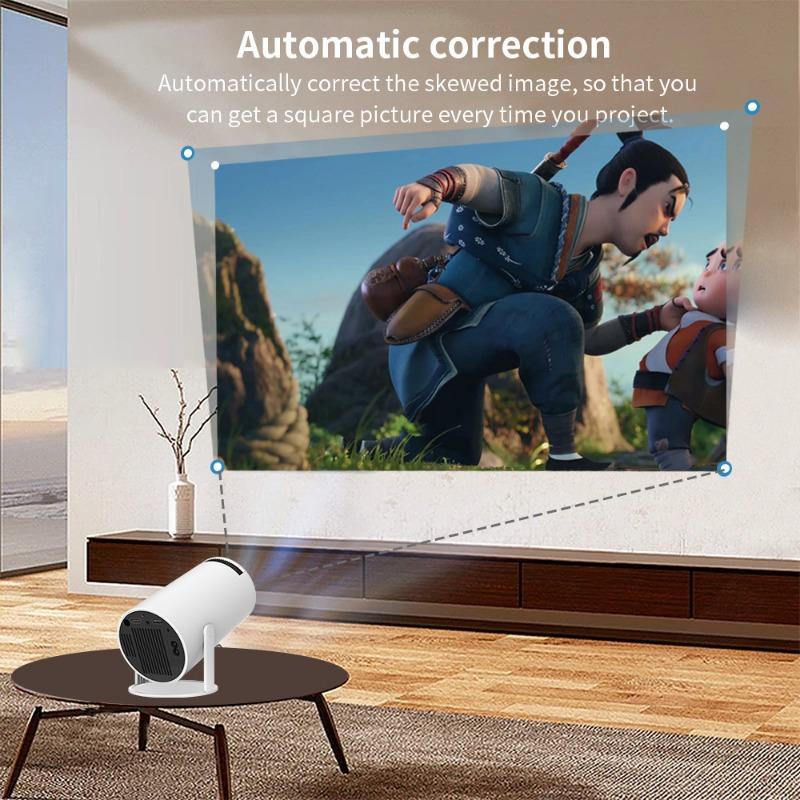 2025 New Hy300 Portable Ultra High Definition Intelligent Projector Android System 5G Home Projector