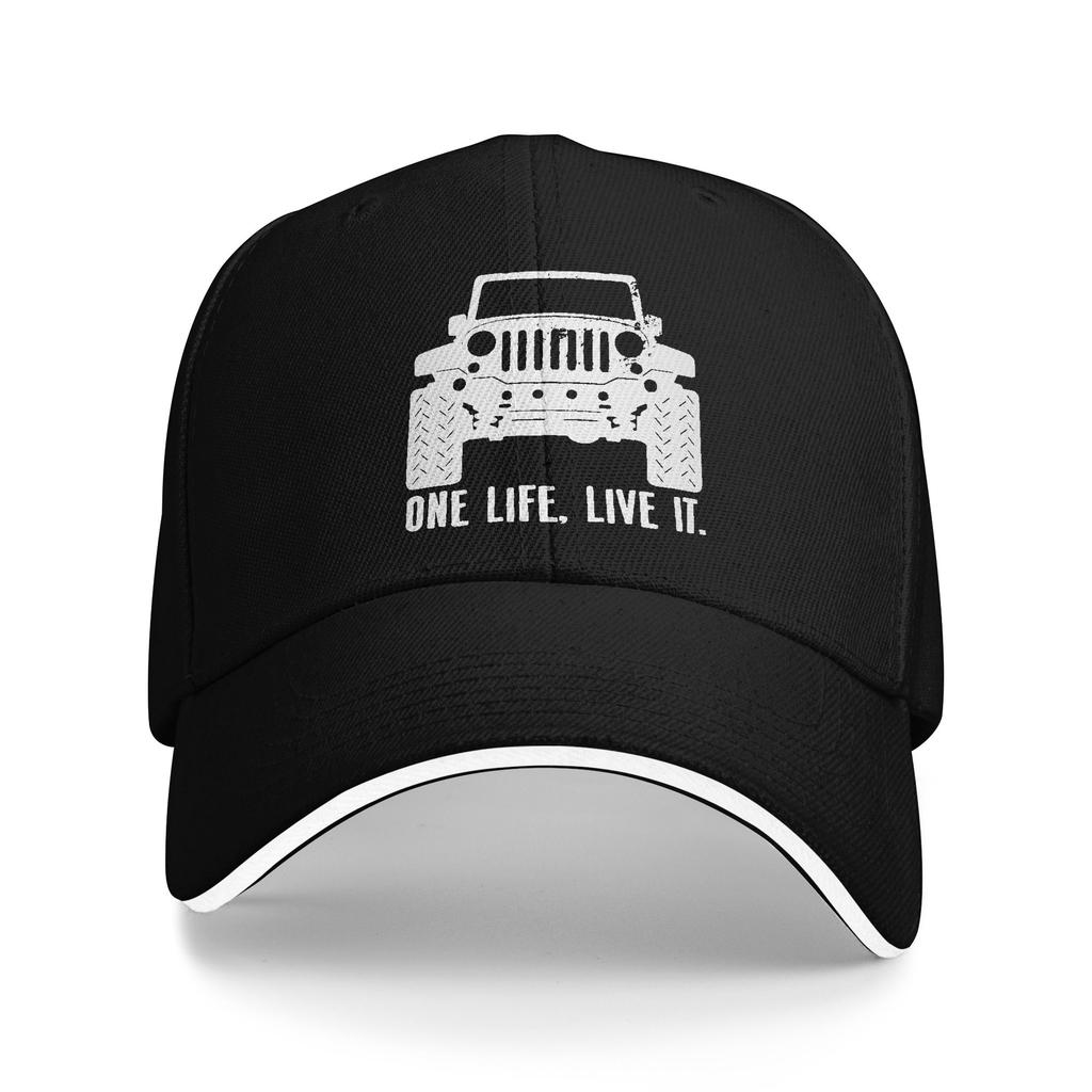 Custom Fashion One Life Live It Baseball Cap for Women Unisex Adjustable  Dad Hat PerforUnisexce Snapback Caps