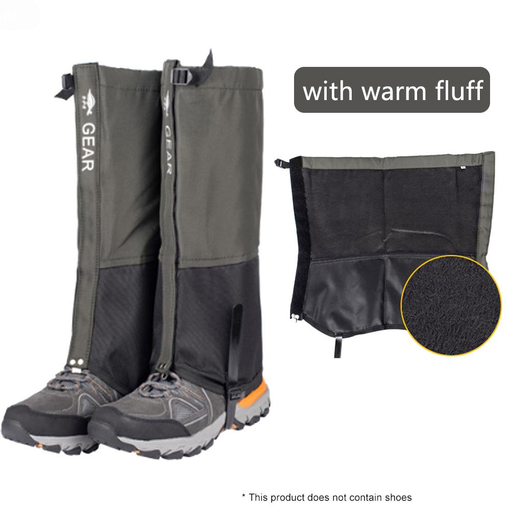 Outdoor Travel Leg Warmers Hiking Leg Gaiter Waterproof Legging Shoes Hunt Climbing Camping Winter Tourist Snow Foot Cover