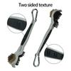 Double Sided Golf Club Cleaner Brush With Nylon And Metal Bristles Golf Cleaning Brush For Effective Grooves Cleaning