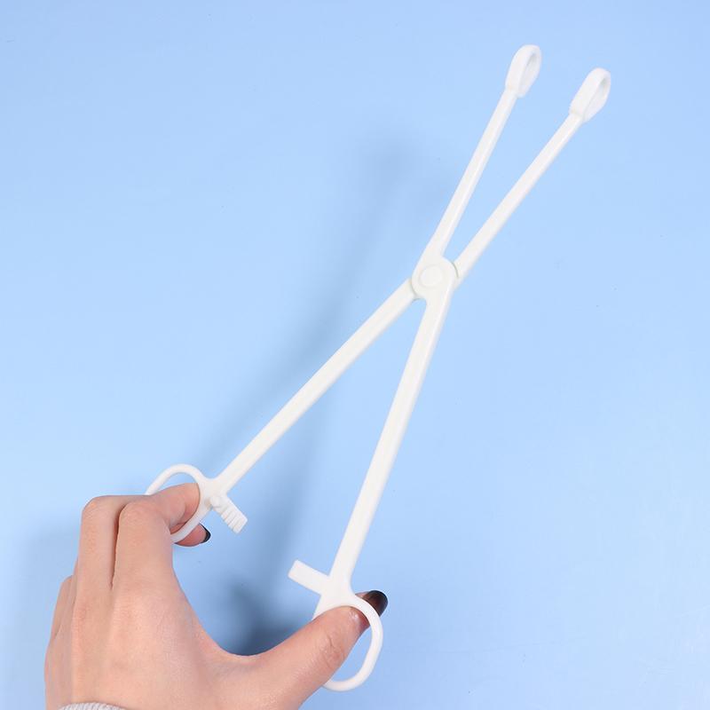 1Pc Disposable Sterile Slotted Round Navel Forceps Clamp Triangle Open Plier Ear Nose Lip Belly Body Piercing Forceps Tools