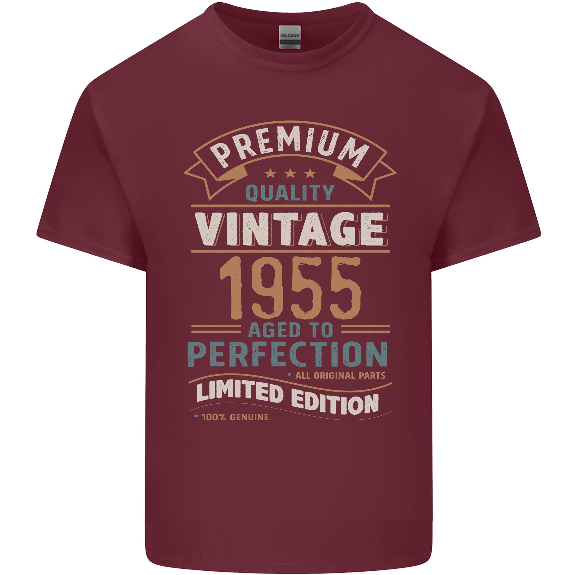 Premium Vintage 71st Birthday 1955 Unisexs Light Cotton TShirt S