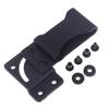 1Set K Sheath Waist Clip Accessories Outdoor Carry K Sheath Back Clip With Screws Waist Clip Scabbard Carrying Pocket Clip
