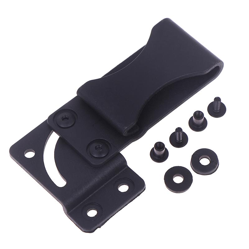 1Set K Sheath Waist Clip Accessories Outdoor Carry K Sheath Back Clip With Screws Waist Clip Scabbard Carrying Pocket Clip
