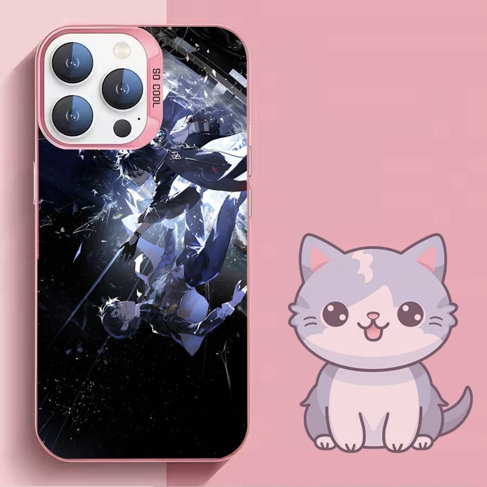 

L-Lord Of MMysteries Phone Case For iPhone 16,15,14,13,12,11,Mini,Pro,SE,MAX,plus,Pink Matte Silicone Cover iPhone12PROMAX