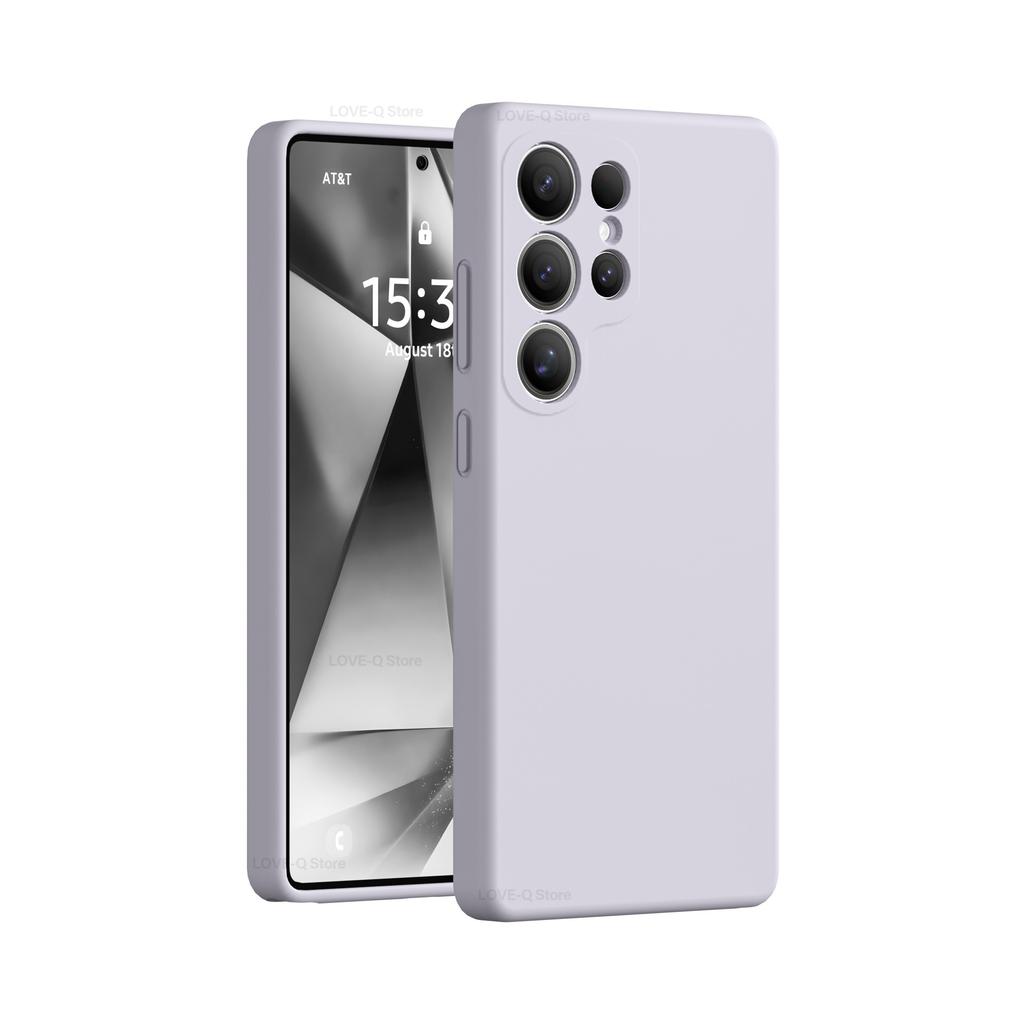 Für S25 S24 Ultra Hülle Luxus Flüssigsilikon Weiche TPU Hülle Für Samsung Galaxy S25 S24 S23 S22 Ultra S 25 Ultra Plus S25Ultra Hüllen