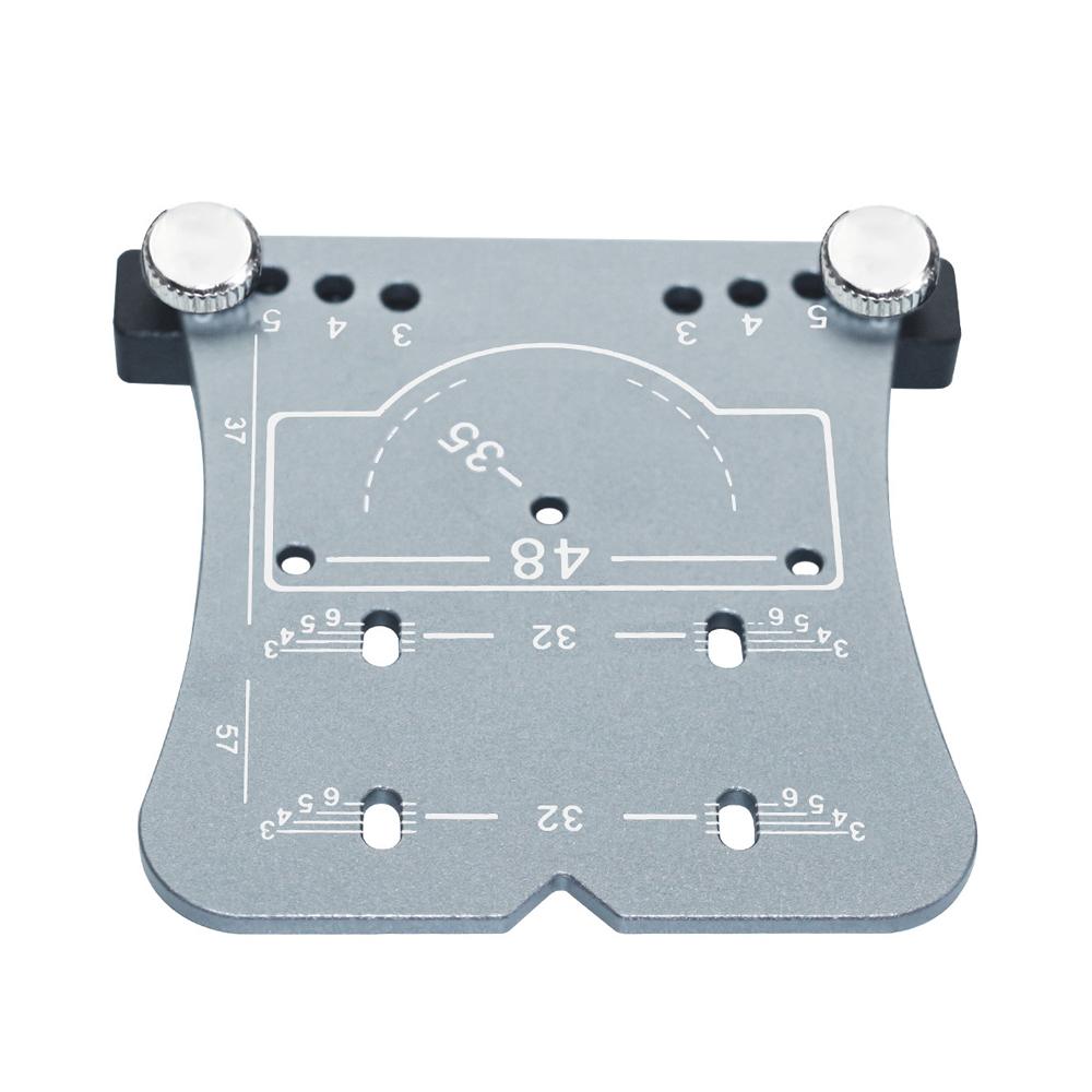 35mm Hinge Hole Opener Aluminum Alloy Hinge Hole Puncher Woodworking Hole Drilling Guide Locator