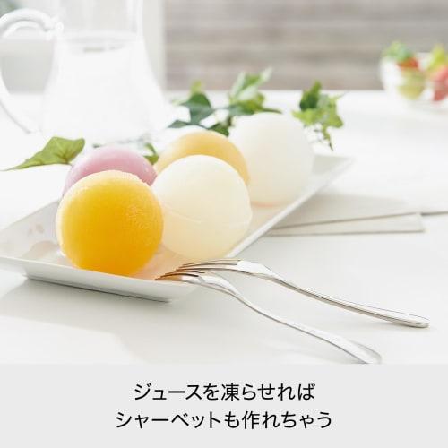 Like-it Ice Cube Trays, My Round Ice, Approx. 7.5cm Diameter X 7.5cm High, Black, Set of 4, Made In Japan, STK-06, Approx. 6cm Diameter, Over 2 Millio