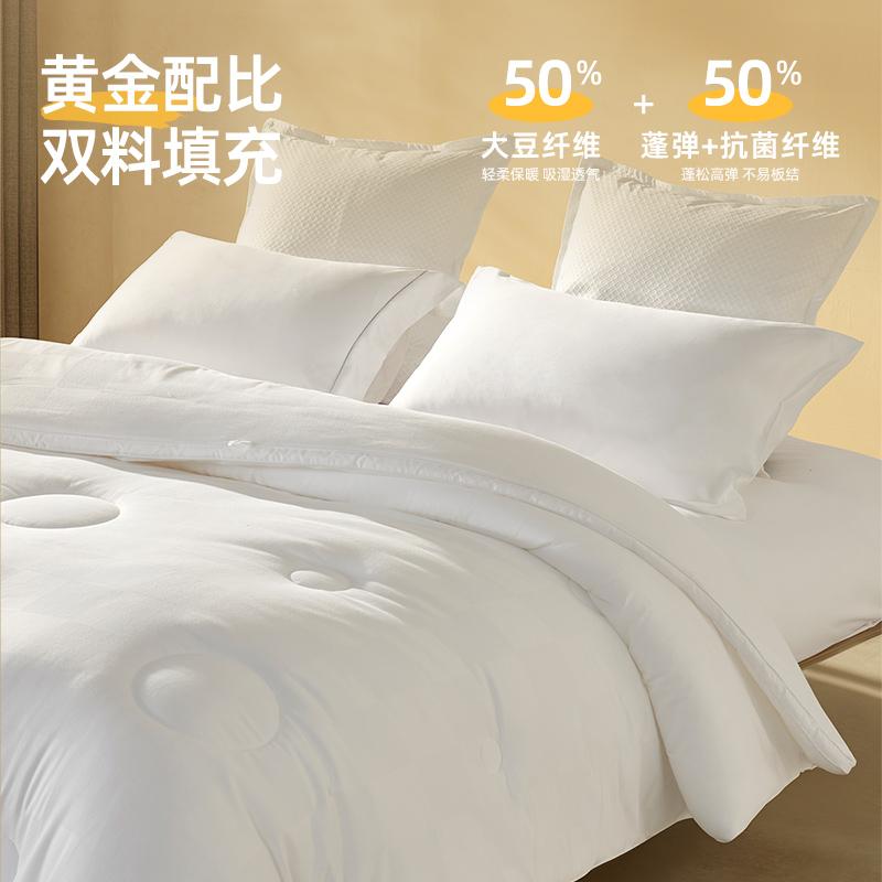 Sunshine Raw Cotton Soybean Fiber All-Season Thick Quilt