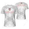 ENGLAND 3D Print Sports Quick-dry Breathable Men T-shirt Outdoor Football Jersey Club Team Parent-child Short Sleeve Clothes Top