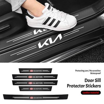Car Door Sill Sticker Scratch-resistant Protective Strip For EV6 Stinger RIO Sorento Picanto Ceed K5 Sonet Forte Cerato Niro