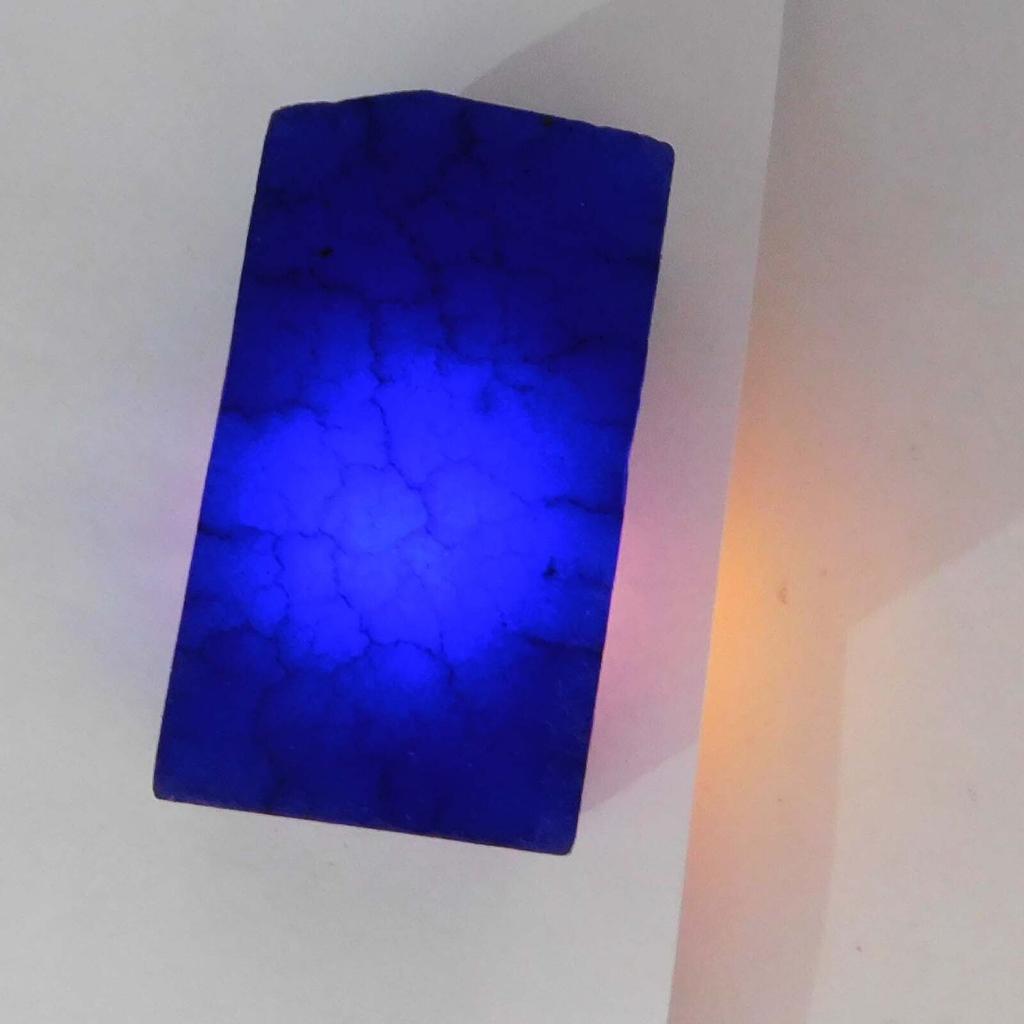 444 Ct NATURAL Sapphire BLUE Earth Mined Huge Rough CERTIFIED Loose Gemstone AZQ-170